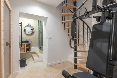 Plan de l'établissement Quiet and confortable flat with Sauna and Gym