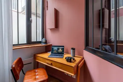 Plan de l'établissement Quiet and confortable flat with Sauna and Gym