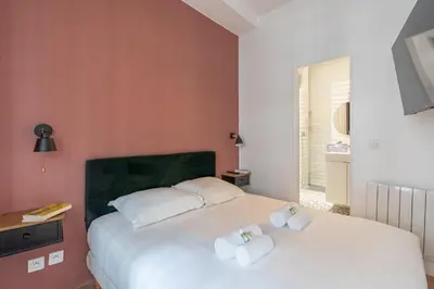 Plan de l'établissement Quiet and confortable flat with Sauna and Gym