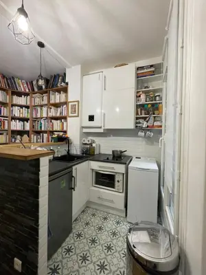 Cuisine ou kitchenette dans l'établissement Hypercoeur Batignolles