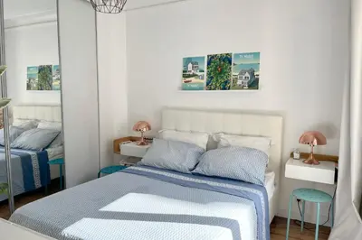 Un ou plusieurs lits dans un hébergement de l'établissement Lovely One-Bedroom Apartment in Paris 18th