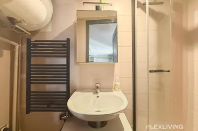 Salle de bains dans l'établissement Charming 22m Studio in Paris 11