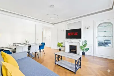 Plan de l'établissement Arc de Triomphe Luxurious 3 Bedroom with NetFlix