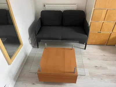 Coin salon dans l'établissement Appartement calme au cœur du 20 eme arrondissement