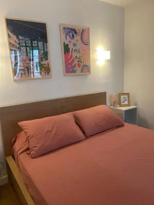 Un ou plusieurs lits dans un hébergement de l'établissement NEW Cosy in Paris