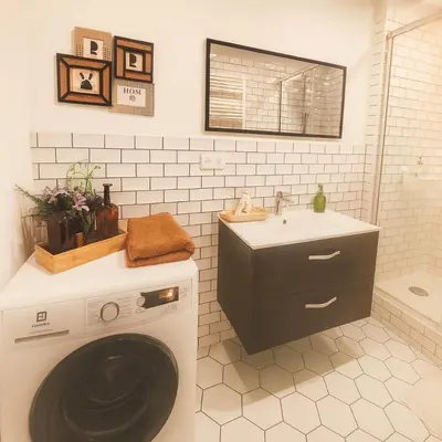 Salle de bains dans l'établissement NEW Cosy in Paris