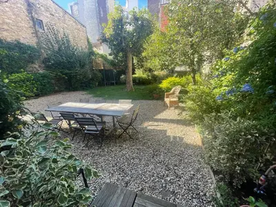 Jardin de l'établissement Quiet family apartment on private garden 7pers - Paris Rolland Garros