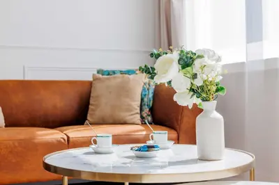 Coin salon dans l'établissement Charming apartment 2 BDR-3P - Gare Montparnasse-