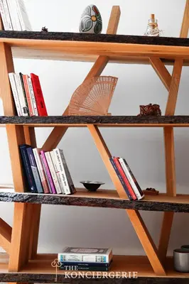 Bibliothèque dans l'appartement