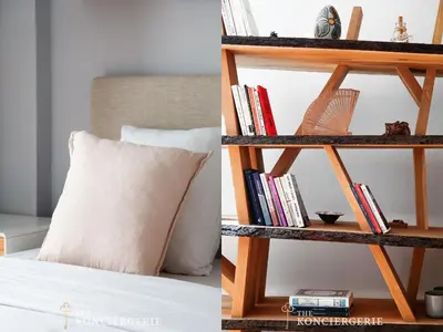 Bibliothèque dans l'appartement