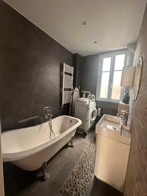 Salle de bains dans l'établissement Beautiful Apt 3BR-6P-Paris 17th-Arc de Triomphe