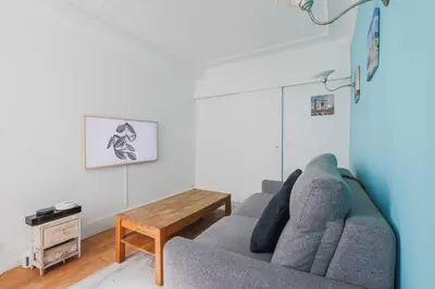 Coin salon dans l'établissement Cosy Apartment 1BR-2P-Montmartre-Sacre