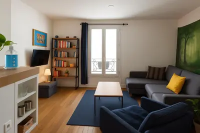 Coin salon dans l'établissement Etoile de montmartre
