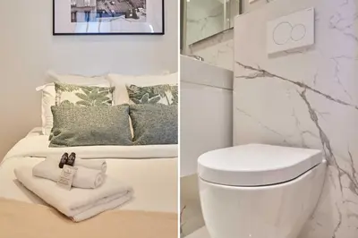 Salle de bains dans l'établissement Charming Apartment-Bastille-Le Marais