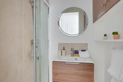 Salle de bains dans l'établissement Parisian charm -1BR-3P - Paris 15