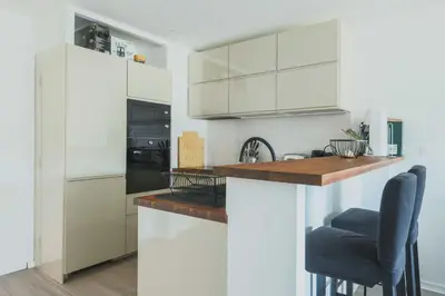 Cuisine ou kitchenette dans l'établissement Charming apartment - 1BR- 4P- Passy
