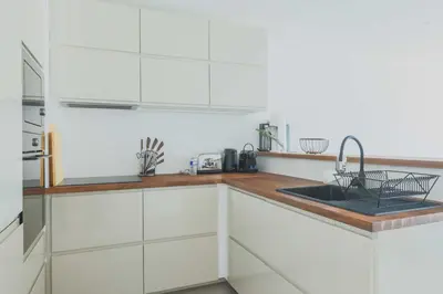 Cuisine ou kitchenette dans l'établissement Charming apartment - 1BR- 4P- Passy