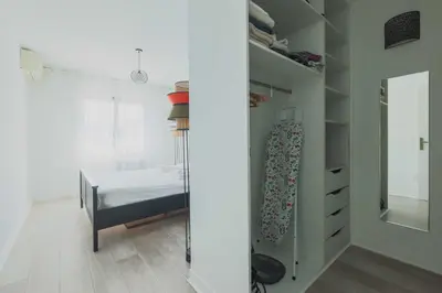 Un ou plusieurs lits dans un hébergement de l'établissement Charming apartment - 1BR- 4P- Passy