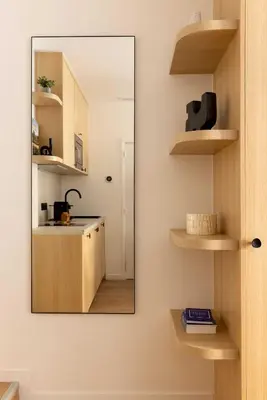 Cuisine ou kitchenette dans l'établissement Magnificent flat- AC -1BR- 4P-Place de la Nation