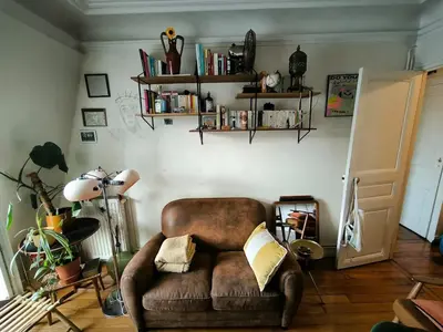 Coin salon dans l'établissement Parisian pied-à-terre