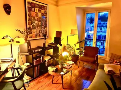 Coin salon dans l'établissement Parisian pied-à-terre