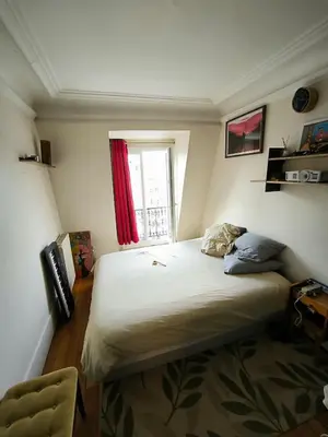 Un ou plusieurs lits dans un hébergement de l'établissement Parisian pied-à-terre