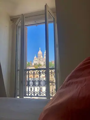 Un ou plusieurs lits dans un hébergement de l'établissement Parisian pied-à-terre