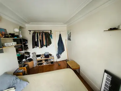 Un ou plusieurs lits dans un hébergement de l'établissement Parisian pied-à-terre