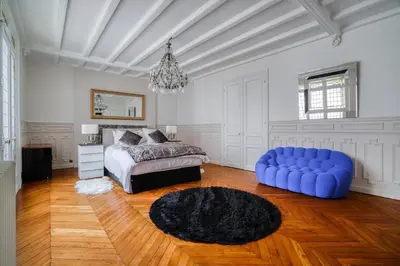 Coin salon dans l'établissement 213 m2 Prestige Eiffel Signature