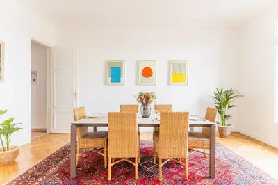 Coin salon dans l'établissement Exceptional apartment - 3BR-7P- Auteuil