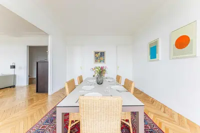 Coin salon dans l'établissement Exceptional apartment - 3BR-7P- Auteuil