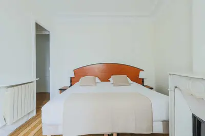 Un ou plusieurs lits dans un hébergement de l'établissement Cosy Apartment - 1BR-2P- Le Marais
