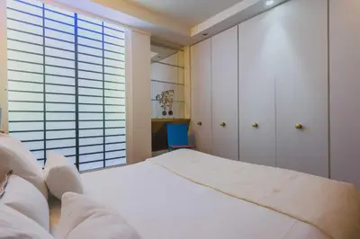 Un ou plusieurs lits dans un hébergement de l'établissement Charming flat - 1BR-4P- Bastille