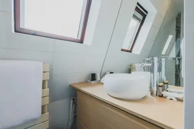 Salle de bains dans l'établissement Bright apartment - 1BR-2P - Le Marais