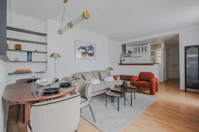 Cuisine ou kitchenette dans l'établissement Quiet apartment -1BR-4P - Neuilly-sur-Seine