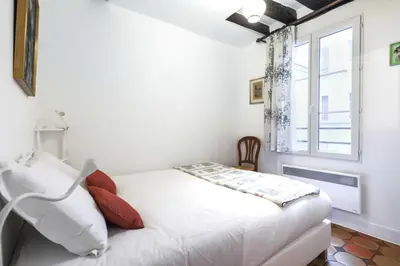 Un ou plusieurs lits dans un hébergement de l'établissement New apartment - 1BR-2P- Le Marais
