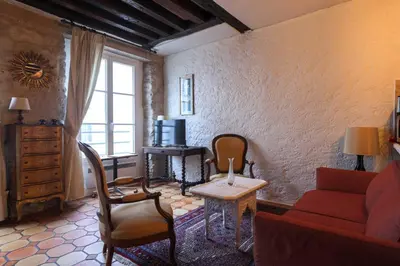 Coin salon dans l'établissement New apartment - 1BR-2P- Le Marais
