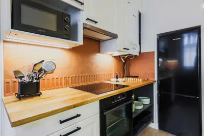 Cuisine ou kitchenette dans l'établissement Charming apartment - 2BR-6P - Petit-Montrouge