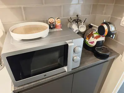 Cuisine ou kitchenette dans l'établissement Beaugrenelle 1-Min Walk Elegant 2P Flat
