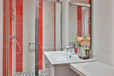 Salle de bains dans l'établissement Charming apartment in the heart of the Marais