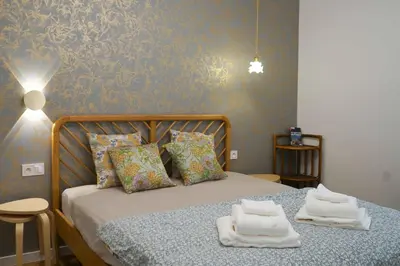 Un ou plusieurs lits dans un hébergement de l'établissement Pleasant stay in the heart of Paris 4 people max