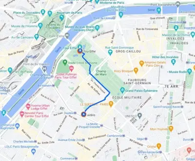 Plan de l'établissement 362 Suite Dean - Cosy Apartment Paris Center