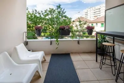 Balcon ou terrasse dans l'établissement Bois-Colombes St Lazare 3 rooms Terrace