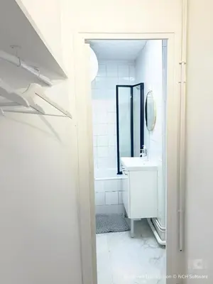 Salle de bains dans l'établissement Paris Pompidou