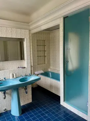 Salle de bains dans l'établissement Country house in Paris!