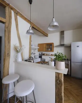 Cuisine ou kitchenette dans l'établissement Beautiful & spacious in the heart of Montmartre !