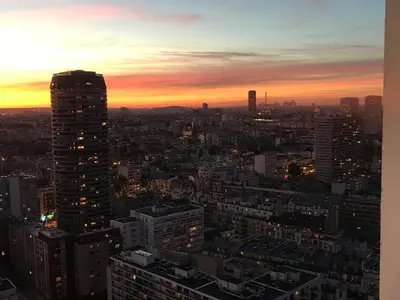 Lever ou coucher de soleil vu de l'appartement ou à proximité