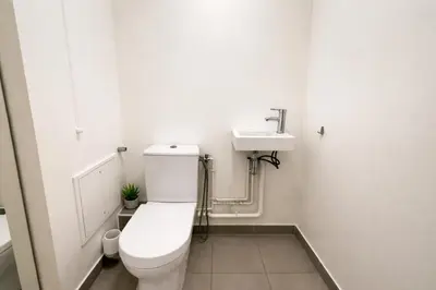 Salle de bains dans l'établissement Splendide Appartement à Issy les moulineaux