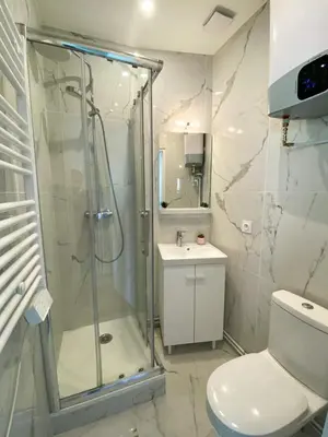 Salle de bains dans l'établissement 345 Suite Montand - Cosy Apartment Paris Center