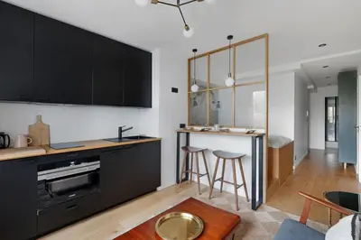 Cuisine ou kitchenette dans l'établissement Architect Studio